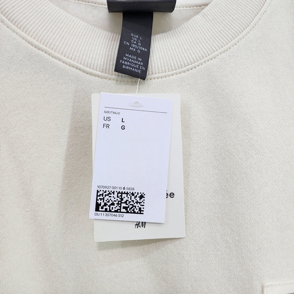 H&M Men's Relaxed Fit Appliquéd Sweatshirt - L - Picture 4 of 8